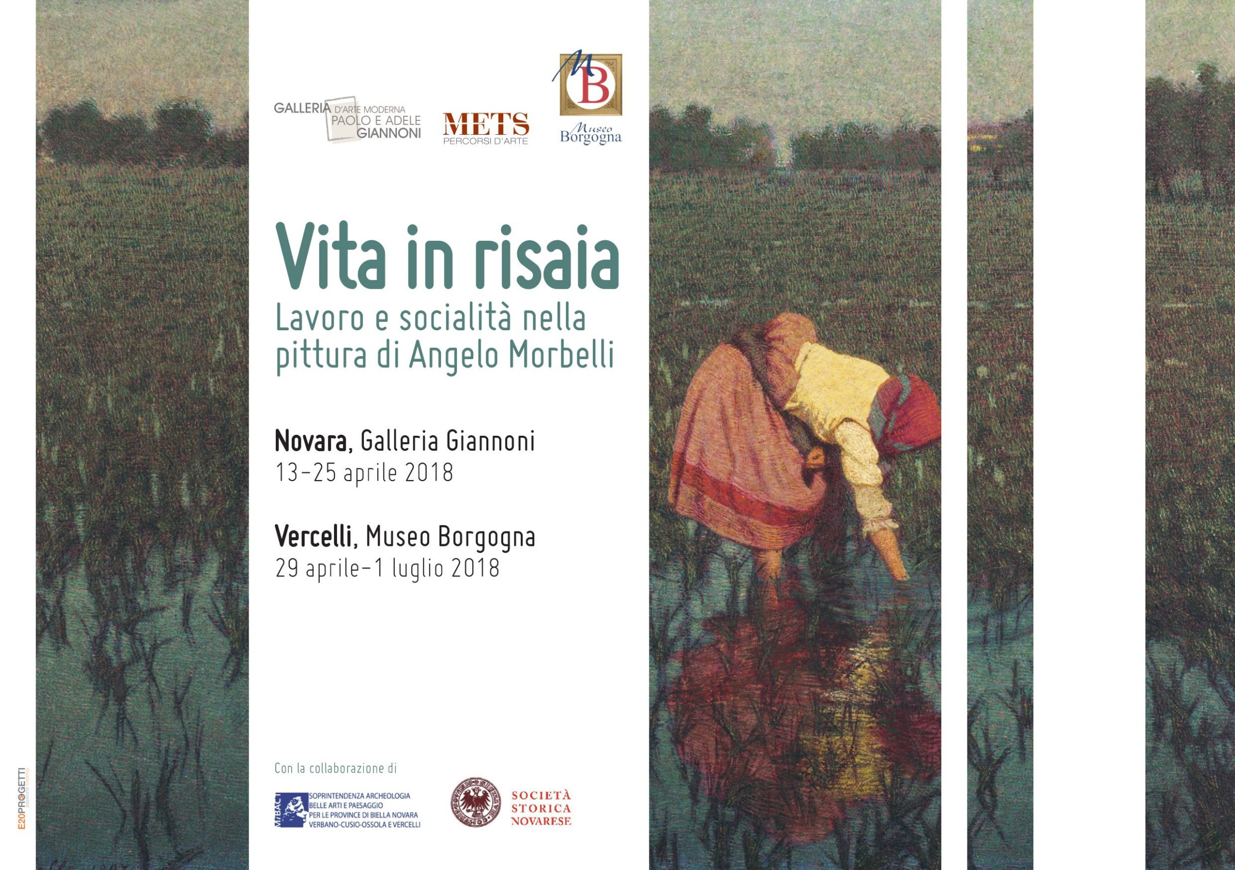 Vita in risaia: Lavoro e socialità nella pittura di Angelo Morbelli - Vercelli 2018