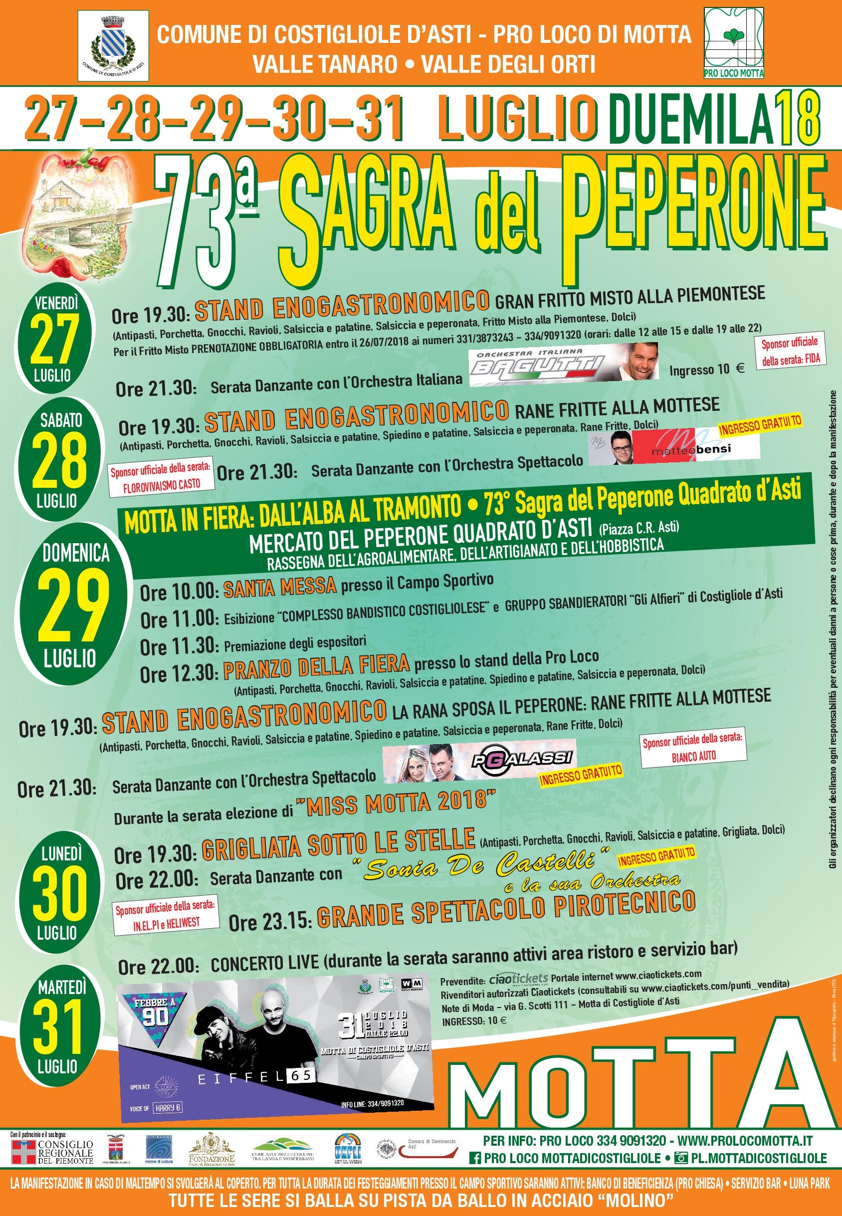 Costigliole d'Asti - 73° Sagra del Peperone