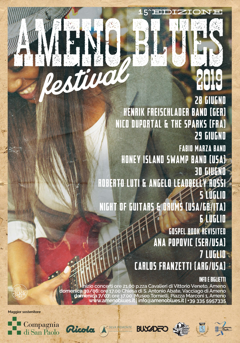 Ameno Blues Festival 2019 - XV^ Edizione