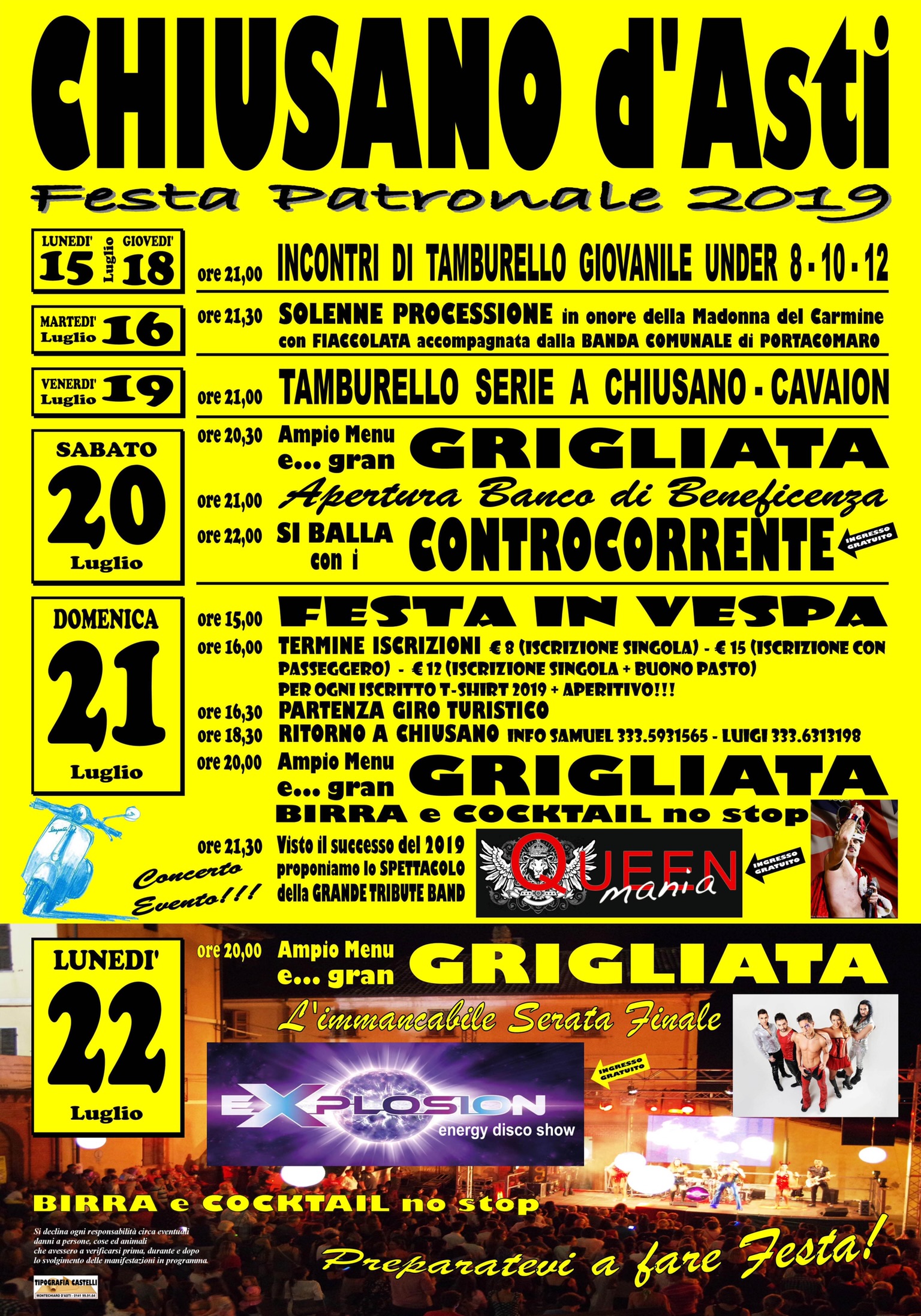 Festa Patronale -  Chiusano D'Asti