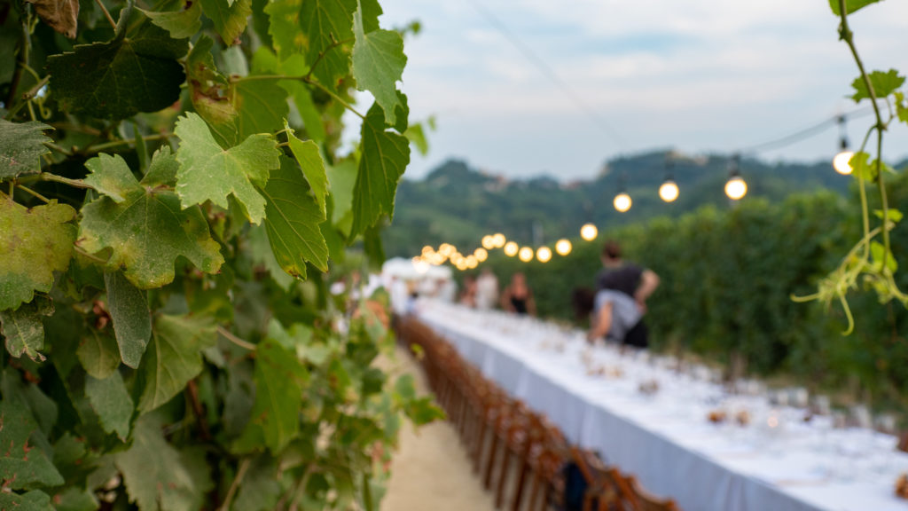 Sotto il cielo del Roero – Social eating tra i filari