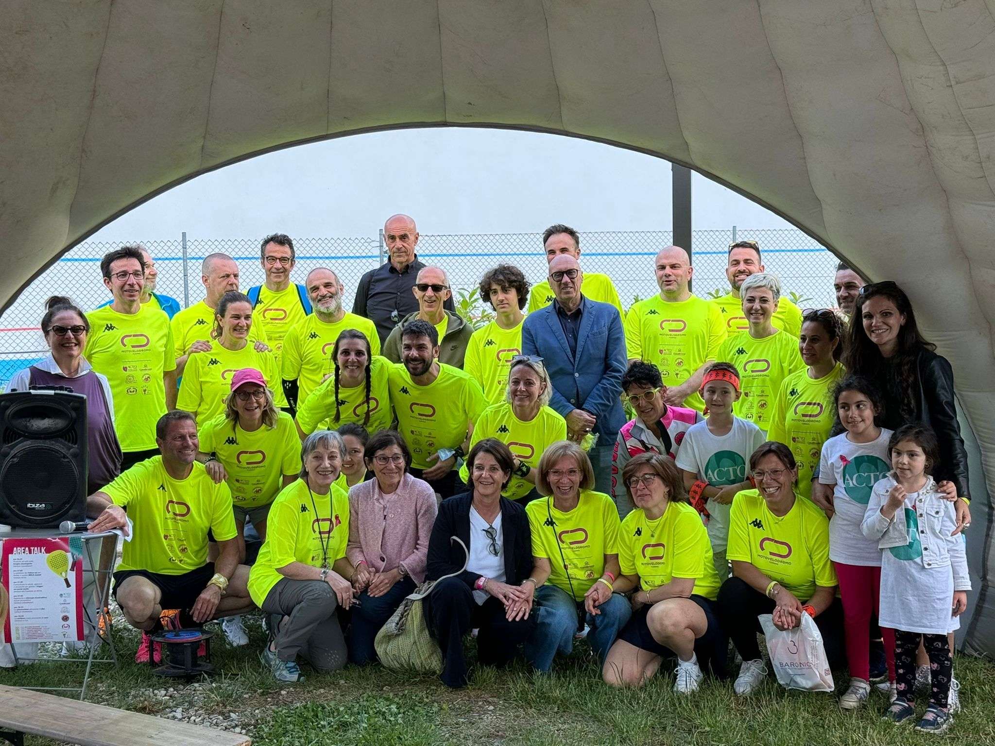 Motovelodromo padel solidale